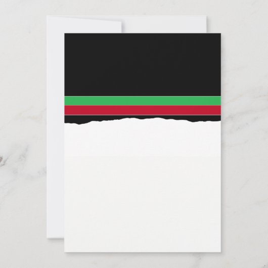 Festliche Fox Cubs Einladung (Rückseite)