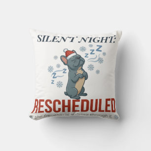 Festliche Frenchie Schlaf-Weihnachts-Dekoration Kissen