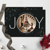 Festliche Freude Weihnachten Blätter Berries Foto