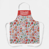 Festliche Freude: Weihnachts-Cookie Wonderland Fot Schürze (Vorderseite)