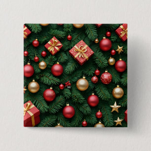 "Festliche Freude — Weihnachtszauber in Rot und Go Button