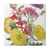 Festliche Frühlingsblumengeschenke Fliese (Vorderseite)