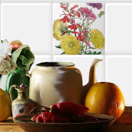 Festliche Frühlingsblumengeschenke Fliese