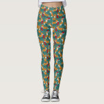 Festliche Füchse Niedliche Gemusterte Weihnachten Leggings<br><div class="desc">Diese Füchse sind alle zu Weihnachten bereit und Sie werden auch mit diesen bezaubernden Leggings sein. Diese Leggings zeigen wunderschön festliche Füchse, die Weihnachtsmannmützen und Weihnachtskränze tragen und Ziergegenstände und WeihnachtsStrümpfe tragen. Die Illustrationen sind Set vor einem dunklen aquamarinen Hintergrund und mit heiligen Blätter und Beeren, Baumschmuck und weißen Schneeflocken...</div>