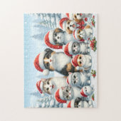 Festliche Furballs Puzzle (Vertikal)