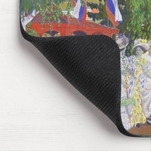 Festliche Gathering, 1910 Mousepad (Ecke)