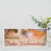 Festliche Geschenke als Weihnachtsmotiv (Stehend Vorderseite)