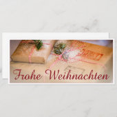 Festliche Geschenke als Weihnachtsmotiv (Vorne/Hinten)