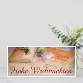 Festliche Geschenke als Weihnachtsmotiv (Stehend Vorderseite)