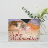 Festliche Geschenke als Weihnachtsmotiv (Stehend Vorderseite)