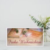 Festliche Geschenke als Weihnachtsmotiv (Stehend Vorderseite)