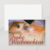 Festliche Geschenke als Weihnachtsmotiv (Vorne/Hinten)
