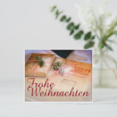 Festliche Geschenke als Weihnachtsmotiv (Stehend Vorderseite)