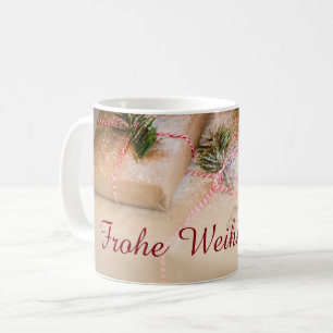 Festliche Geschenke als Weihnachtsmotiv Kaffeetasse
