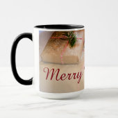 Festliche Geschenke als Weihnachtsmotiv Tasse (Links)