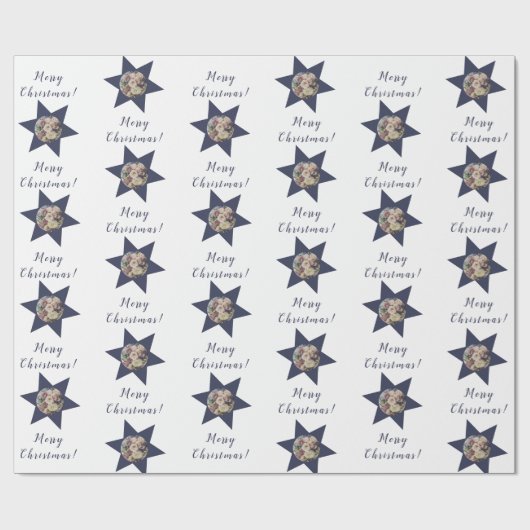 🎄 festliche Geschenke mit individuellem Frohen We Geschenkpapier (Flach)