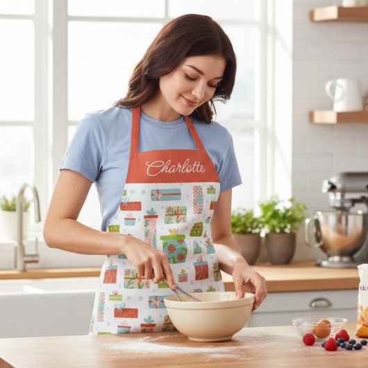 Festliche Geschenke Weihnachtsfeiertage Personalis Schürze