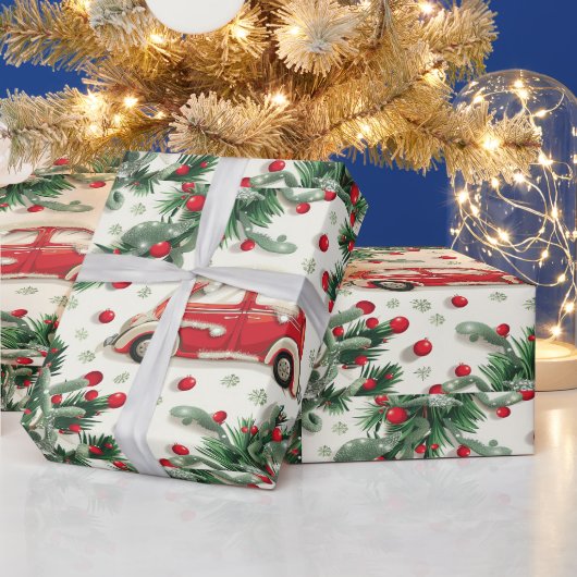 Festliche Geschenkpapiergestaltung für Feiertage Geschenkpapier (Feiertage)