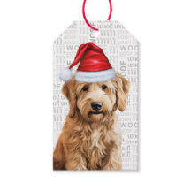 Festliche Goldendoodle Feiertag Hund Weihnachten