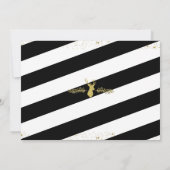 Festliche Goldene Hirschfeier Einladung (Rückseite)