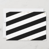 Festliche Goldklingel u. vermischen Einladung (Rückseite)