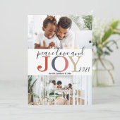 Festliche Grüße 2 Foto Weihnachten (Stehend Vorderseite)