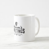 Festliche Grüße Kaffeetasse (VorderseiteRechts)