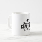 Festliche Grüße Kaffeetasse (Vorderseite Links)