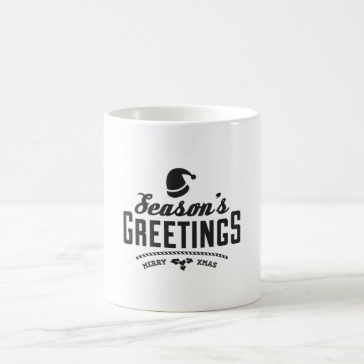 Festliche Grüße Kaffeetasse (Mittel)