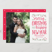 Festliche Grüße Weihnachten Weihnachtsfeiertag Fot (Vorne/Hinten)