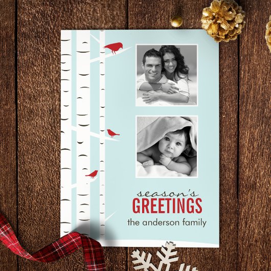Festliche Grüße zur Weihnachtszeit Karte
