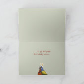 Festliche Grußkarte Feiertagskarte (Innenseite)