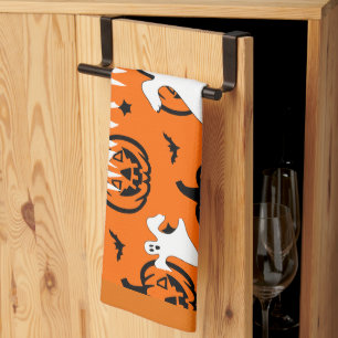 Festliche Halloween-Küche Handtuchdekor Geschirrtuch