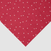 Festliche Hand gezogen Rosa Pink Polka Dot Weihnac Seidenpapier (Ausschnitt)