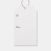 Festliche Harmonie Geschenkanhänger (Rückseite)