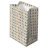 Festliche Harmonie-Geschenktasche Mittlere Geschenktüte (Rückseite Schrägansicht)