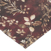 Festliche Herbst- und Winterferien Burgund und Gol Kurzer Tischläufer (Ecke)