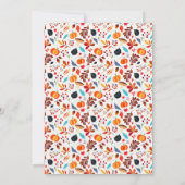 Festliche Herbstfarben Einladung (Rückseite)