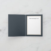 Festliche Hochland Kuh Land Weihnachten (Innenseite)