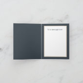 Festliche Hochland Kuh Land Weihnachten (Innenseite)