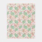 Festliche Holunder und Berries Fleecedecke (Vorderseite)