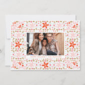 Festliche Hübsche Weihnachtsfotokarte Feiertagskarte (Vorderseite)