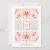 Festliche Hübsche Weihnachtskarte Feiertagskarte (Vorderseite)