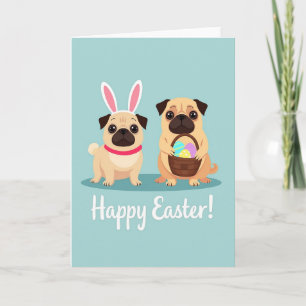 Festliche Hund Frühling Karte
