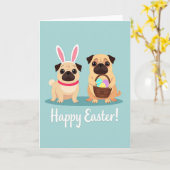 Festliche Hund Frühling Karte (Gelbe Blume)