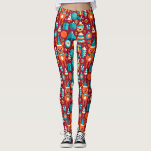 Festliche Illustration Leggings