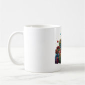 Festliche Illustrierte Weihnachtsgeschenke Pile Kaffeetasse (Links)