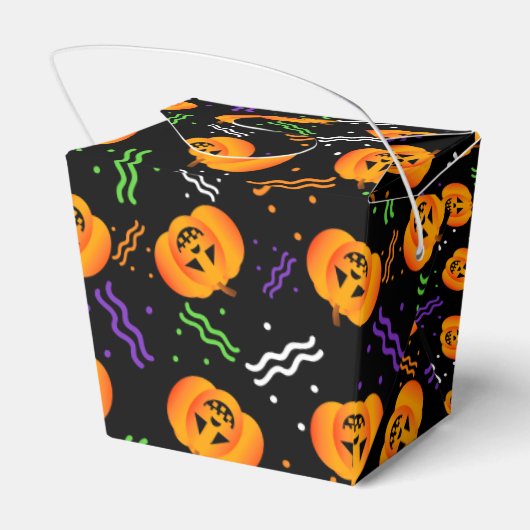 Festliche Jack-O'-Lanterns Geschenkschachtel (Rückseite)