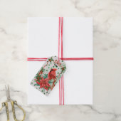 Festliche Kardinalvogel-Geschenkanhänger Geschenkanhänger (Mit Garn)