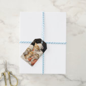 Festliche Kätzchen Geschenkanhänger (Mit Garn)